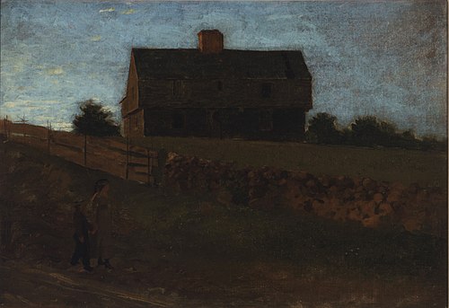 Robert Junkins' Garrison House, York, Maine, 1875, Winslow Homer