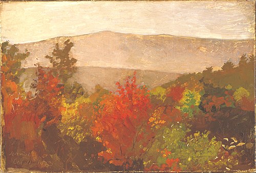 Autumn Tree Tops, 1873, Winslow Homer