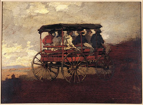 Mountain Wagon, 1869, Winslow Homer