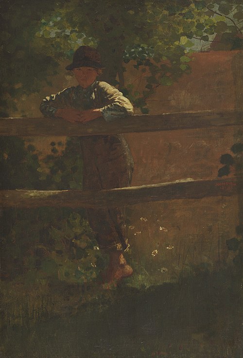 A Country Lad, 1873, Winslow Homer
