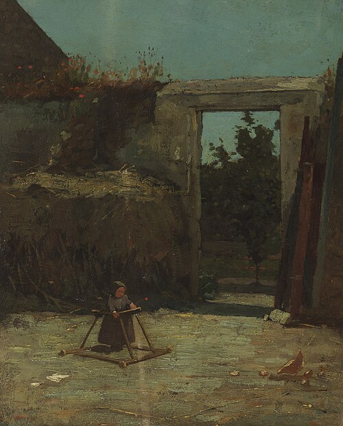 The French Farmyard, 1867, Winslow Homer