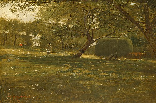 Harvest Scene, 1873, Winslow Homer
