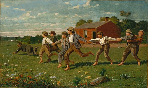 Snap the Whip, 1872, Winslow Homer