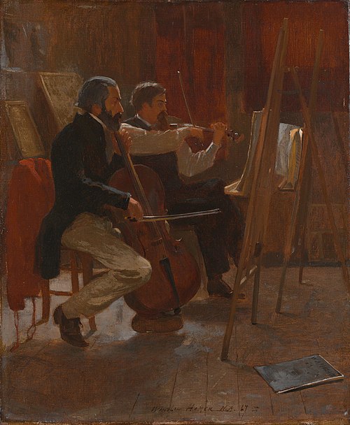The Studio, 1867, Winslow Homer