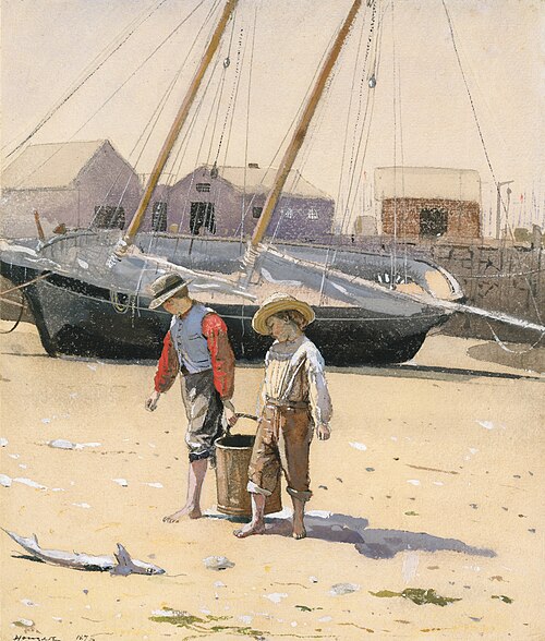 A Basket of Clams, 1873, Winslow Homer