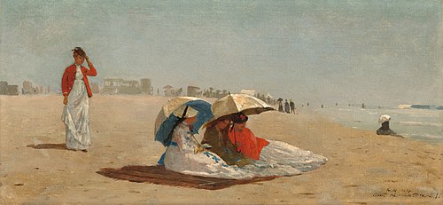East Hampton Beach, Long Island, 1874, Winslow Homer