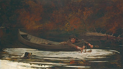 Hound and Hunter, 1892, Winslow Homer