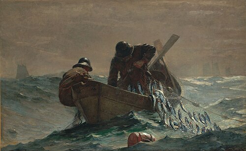 The Herring Net, 1885, Winslow Homer
