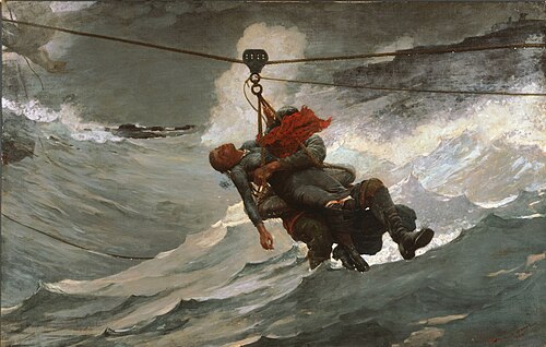 The Life Line, 1884, Winslow Homer
