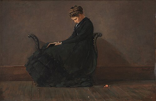 Portrait of Helena de Kay, 1872, Winslow Homer