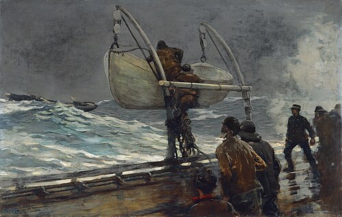 The Signal of Distress, , Winslow Homer