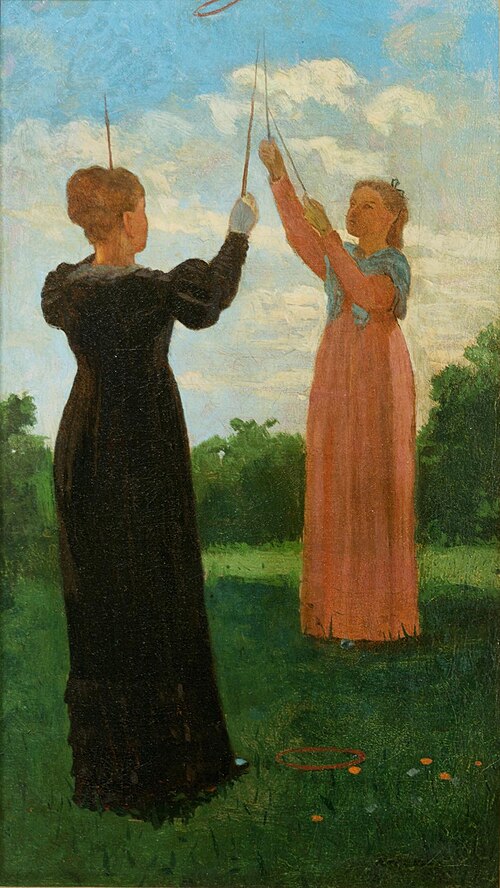 Grace Hoops, 1870, Winslow Homer
