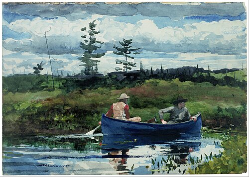 The Blue Boat, 1892, Winslow Homer