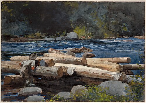 Hudson River, 1892, Winslow Homer