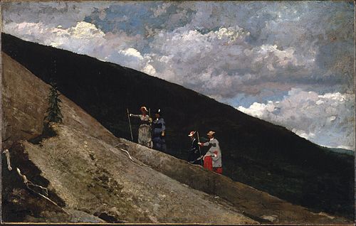 In the Mountains, 1877, Winslow Homer