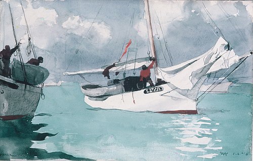 Fishing Boats, Key West, 1903, Winslow Homer