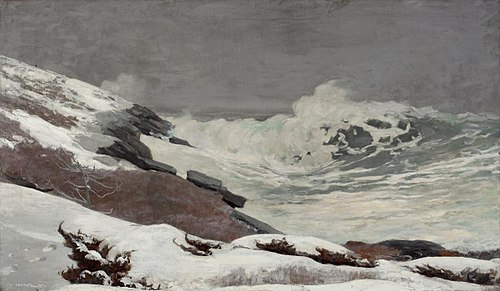 Coast in Winter, 1892, Winslow Homer