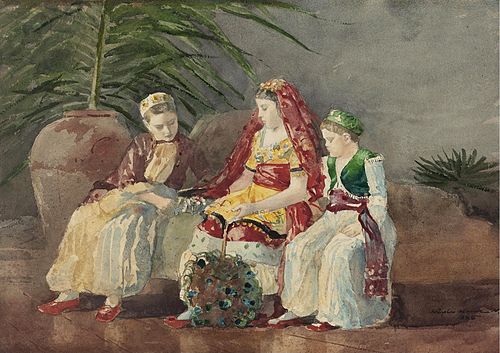 Children Under a Palm, 1885, Winslow Homer