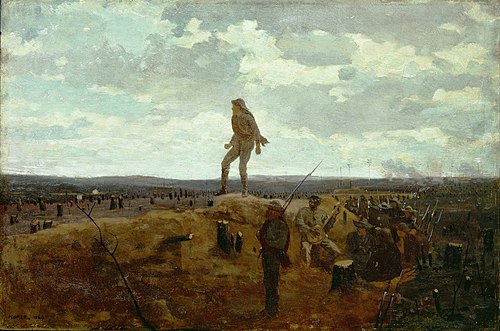 Defiance: Inviting a Shot Before Petersburg, 1864, Winslow Homer