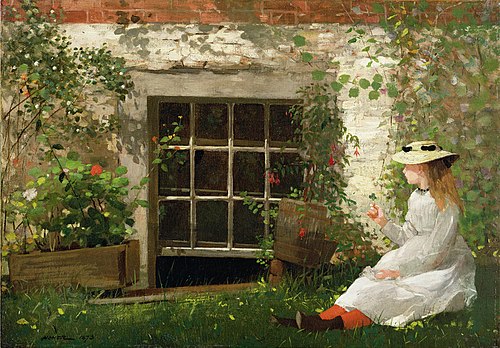 The Four-Leaf Clover, 1873, Winslow Homer