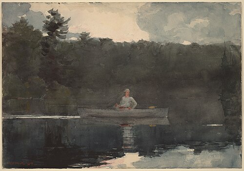 The Lone Fisherman, 1889, Winslow Homer