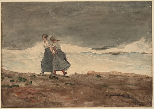 Danger, 1883, Winslow Homer