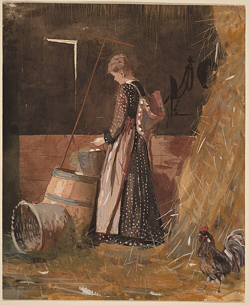 Fresh Eggs, 1874, Winslow Homer