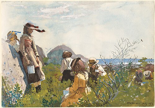 Berry Pickers, 1873, Winslow Homer