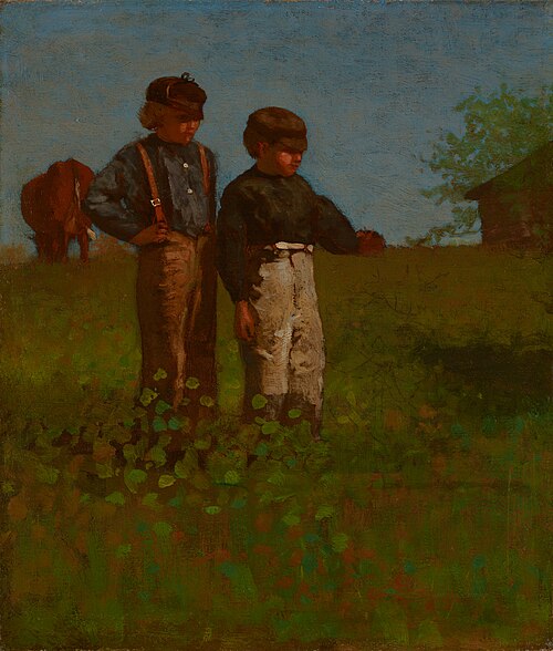 Young Farmers, , Winslow Homer