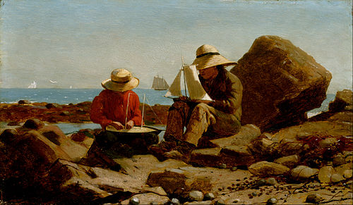 The Boat Builders, 1873, Winslow Homer