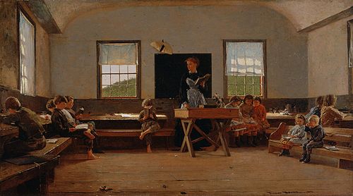 The Country School, 1871, Winslow Homer
