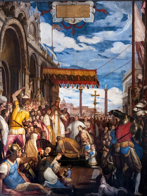 Frédéric Barberousse baise les pieds du pape, 1582, Federico Zuccari