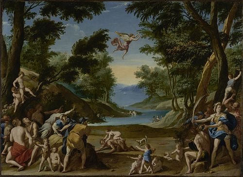 Cupid and Pan, 1600, Federico Zuccari