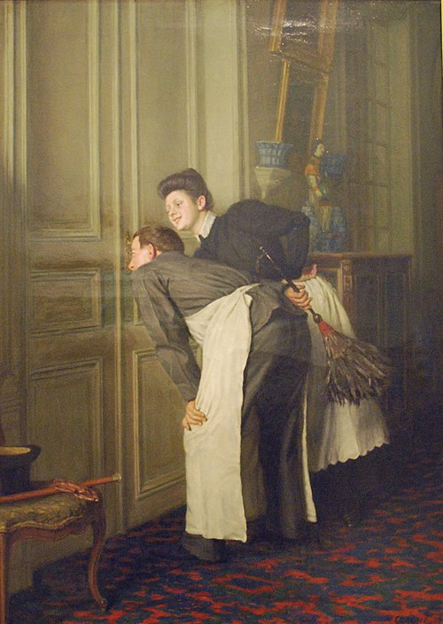 Madame reçoit, 1908, Rémy Cogghe