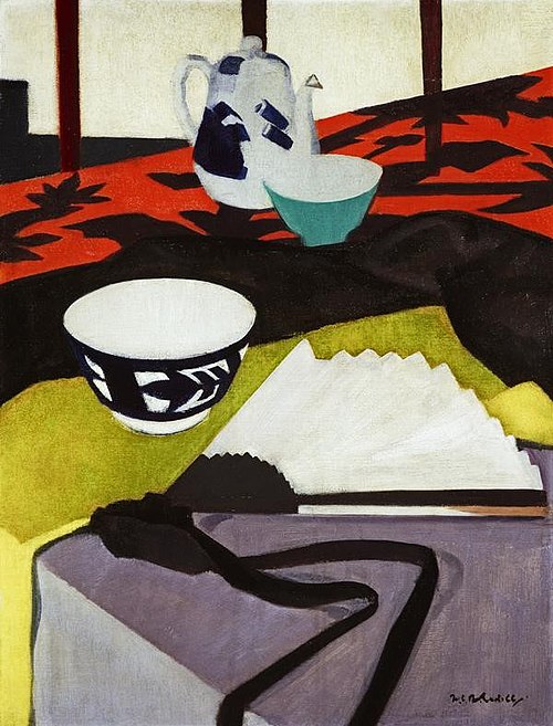 Still Life (The Grey Fan), 1922, Francis Cadell