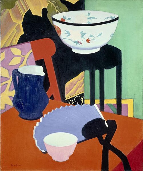The Blue Fan, 1922, Francis Cadell