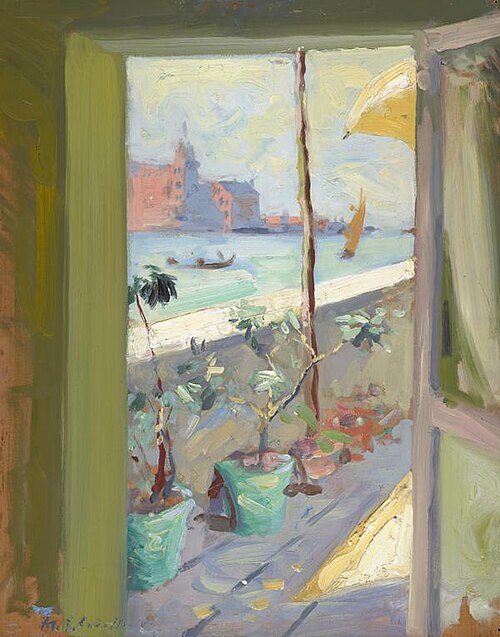 From the Calcina Hotel, 1910, Francis Cadell