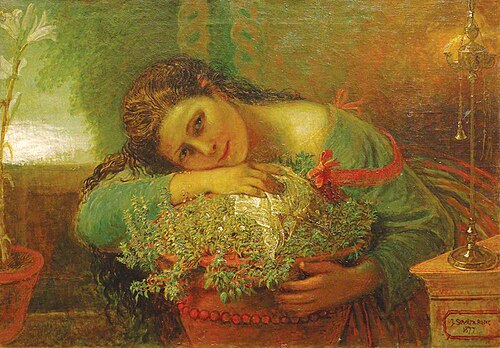Isabella, or the Pot of Basil, 1877, Joseph Severn