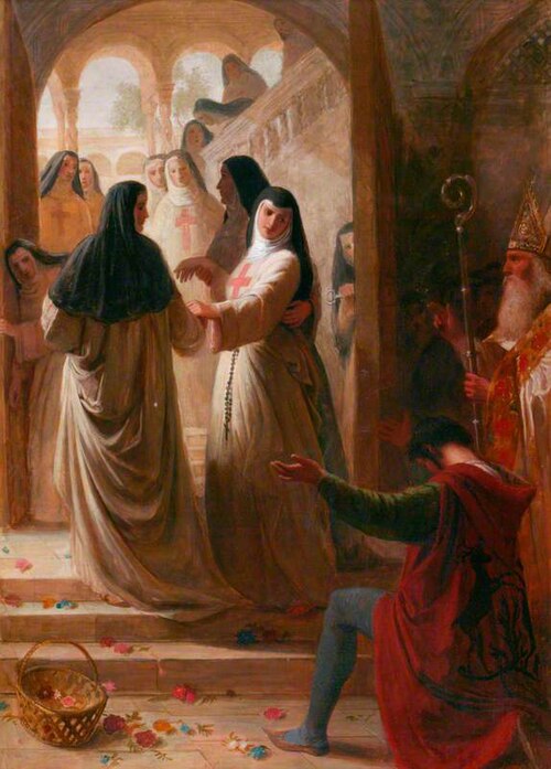 Scene from Alexander Pope's 'Eloisa to Abelard', , Joseph Severn