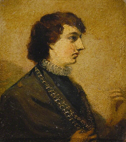 A Genoese Gentleman (after Anthony van Dyck), , Joseph Severn