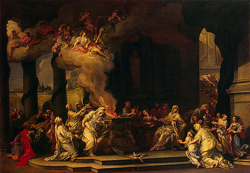 Dedication of a New Vestal Virgin, 1713, Alessandro Marchesini