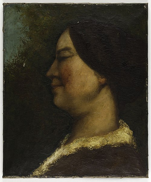 Portrait de femme, 1855, Gustave Courbet