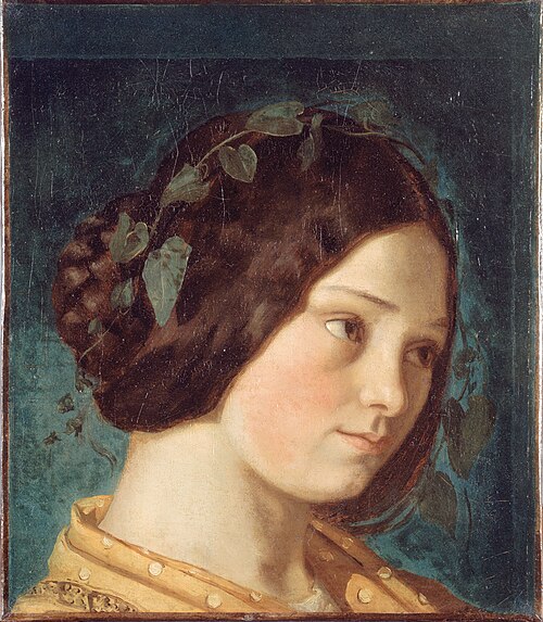 Portrait de Zélie Courbet, 1842, Gustave Courbet
