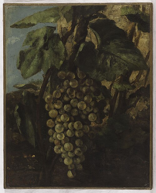 Grappe de raisins, 1871, Gustave Courbet