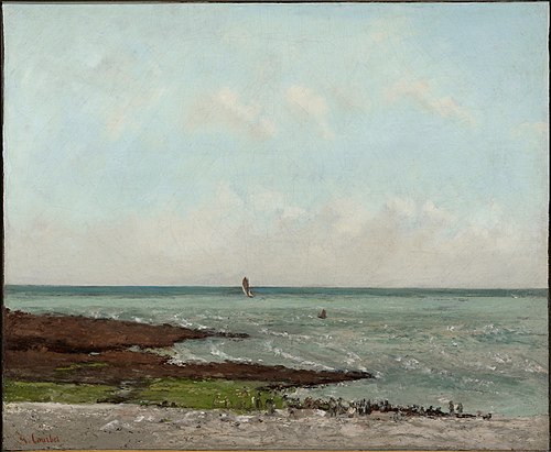 Les ramasseurs de goémon, , Gustave Courbet