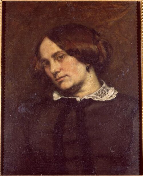 Portrait de Zélie Courbet, 1853, Gustave Courbet