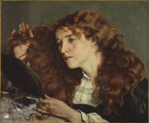 Jo, la belle Irlandaise, 1866, Gustave Courbet