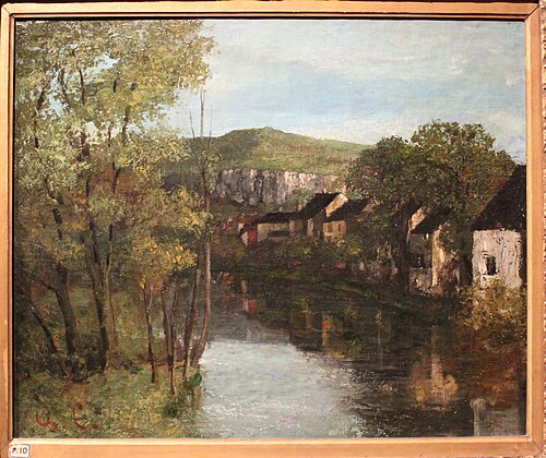 Vue d'Ornans, 1872, Gustave Courbet