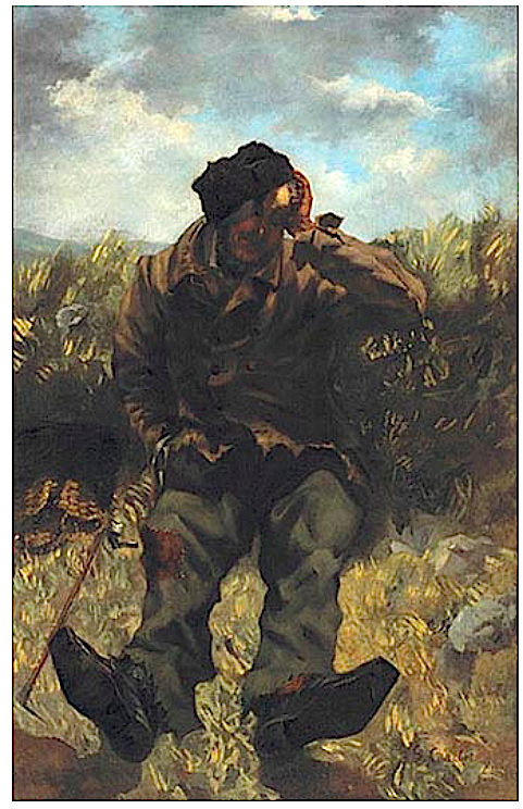 Le Chemineau, 1845, Gustave Courbet