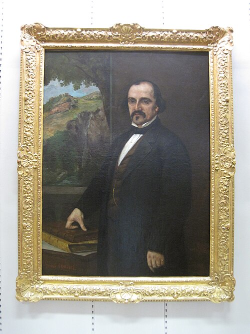 Portrait de Jean Paul Mazaroz, , Gustave Courbet
